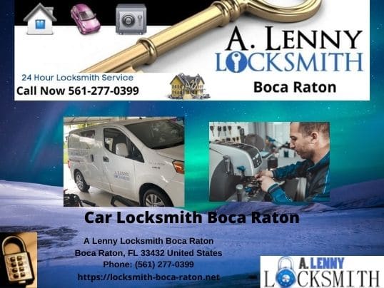 Some Services offered by A Lenny Locksmith Boca Raton